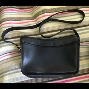 Genuine Coach Leather Crossbody Bag